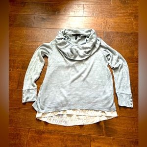 White House Black Market Silver sweater